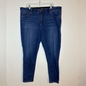 LuLaRoe Dark Blue Skinny Jeans Size 42